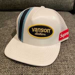 Vanson X Supreme trucker mesh snap back